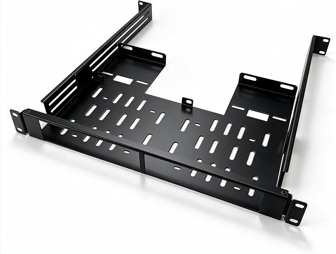 19" 1U Mini PC Rack Mount for 2 Units Dell Micro Lenovo Tiny and HP Mini PC