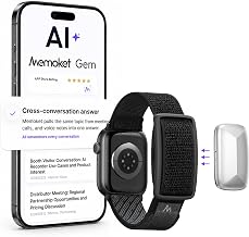 Gem Wearable AI Voice Recorder, Transcribes, Fits Apple Watch Bands - Image 1