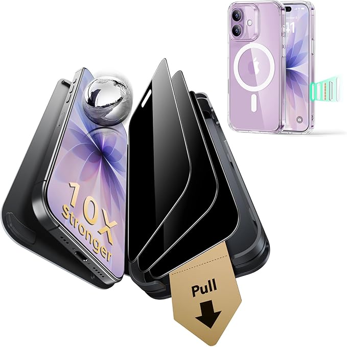 ESR for iPhone 17 Privacy Screen Protector with Magnetic Phone Case