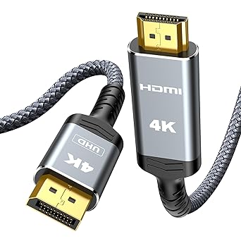 Highwings 4K DisplayPort to HDMI 15FT, Uni-Directional DP to HDMI 2.0
