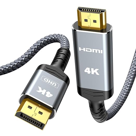 Highwings 4K DisplayPort to HDMI 15FT, Uni-Directional DP to HDMI 2.0