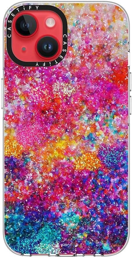 CASETiFY Clear iPhone 14 Case [Not Yellowing / 6.6 ft. 3X Military Grade Drop Protection/Compatible with Magsafe] - and We Danced Our Way Home - Clear
