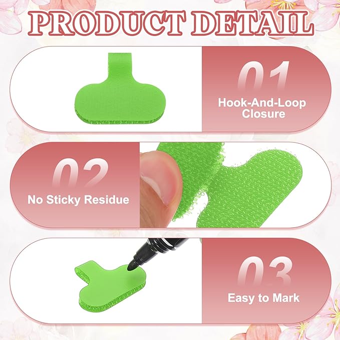 PATIKIL 2.4 x 1.5 Inch Cable Labels, 32 Pcs Electronic Cable Identification Tags Nylon Write on Wire Labels Oval Cord Tags Labeling for Electronics Management Organization, Green