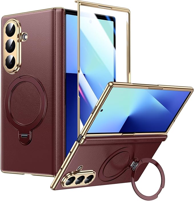 LeYi 2PCS SAM Z Fold 7 Case with Screen Protector