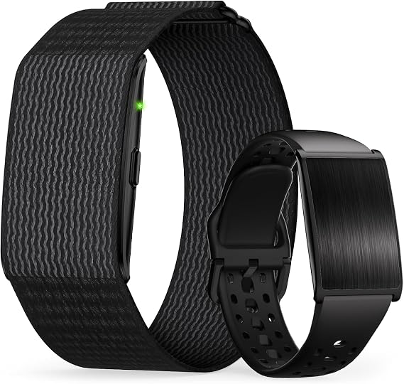 Smart Bracelet for Men Women, Activity Health Fitness Trackers with 60-Day Battery Life, 24/7 Continuous Heart Rate Blood Pressure SpO2 HRV Stress Sleep Monitor, 170+ Sports Modes, Sub-Free