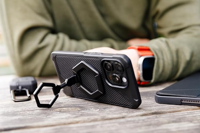 URBAN ARMOR GEAR UAG Designed for Samsung Galaxy Z Fold 7 Movue Case Bundle with Magnetic Ring Stand, Ash