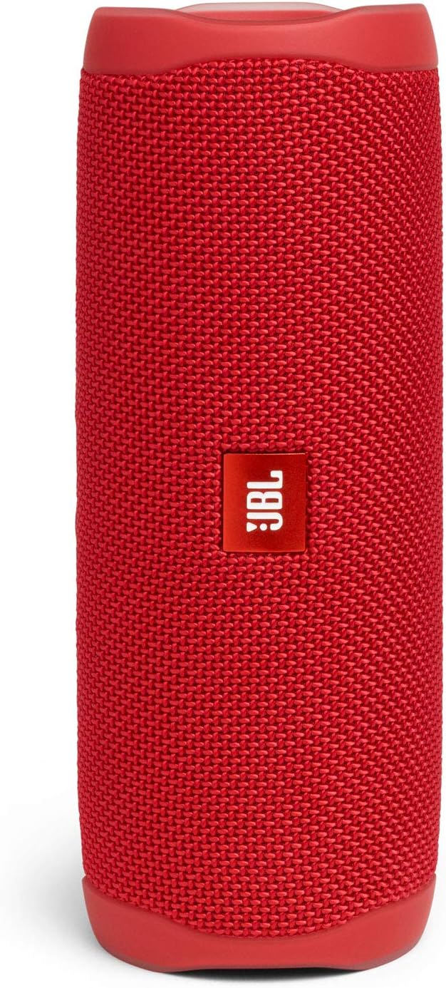 JBL FLIP 5 Waterproof Portable Bluetooth Speaker - Red (Renewed)