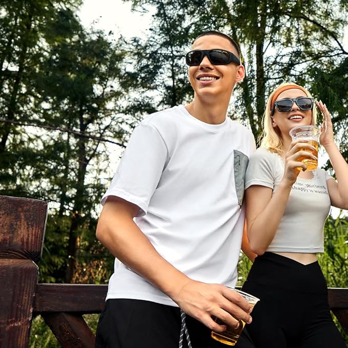 OhO Smart Glasses,Polarized Sunglasses with Bluetooth Speaker,Athletic/Outdoor UV Protection and Voice Control,Unisex(Grey Lens)
