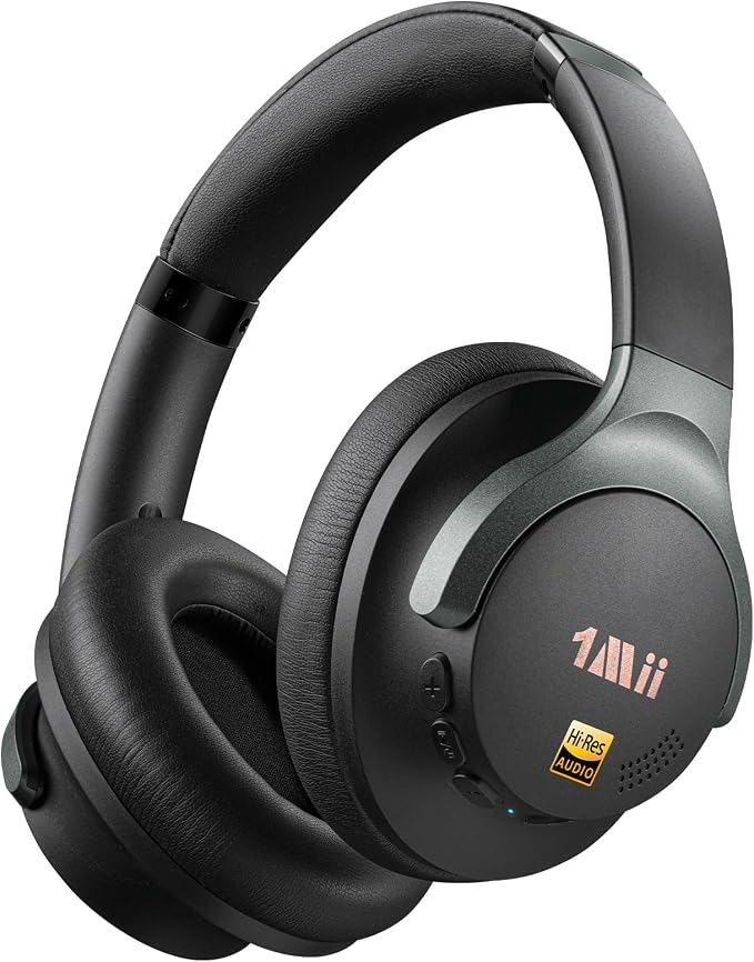 1Mii Active Noise Cancelling Headphones for Gaming & Airplane Travel