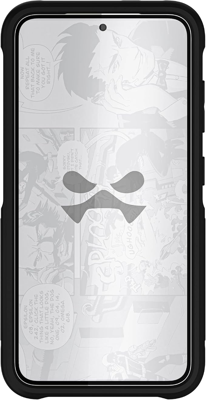 Ghostek Atomic Slim Galaxy S23 Case with Shockproof Military Grade Aluminum Bumper, Clear Back and Wireless Charging Compatible Phone Cover Designed for 2023 Samsung Galaxy S23 (6.1") (Silver)