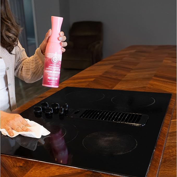 Multi-Surface Cleaner & Degreaser - Home and Kitchen degreasing, Spray for Glass, Countertops, Appliances, and Floors - Eco-Friendly Effective Cleaner & Degreaser (Gardenia)