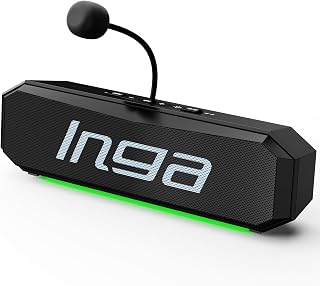 INGA Computer Speakers with Mic, Game & Music Modes, USB Soundbar for PC - Image 1