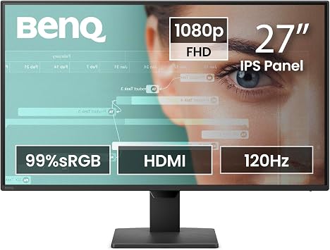 BenQ GW2790P 27" 1080p 120Hz IPS Eye-Care Home Office Monitor, TUV-Certified