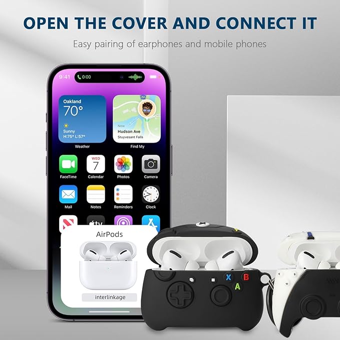 [2Pac] Compatible Airpods Pro 3 Case(2025),Cute Gamepad Design Cases Soft Silicone Protective Cases for Apple AirPods Pro 3rd Generation Case,Airpod Pro 3 Cover with Keychain for Men/Boy