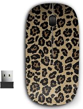 2.4G Ergonomic Portable USB Wireless Mouse for PC, Laptop, Computer, Notebook with Nano Receiver (Leopard Design) - Image 1
