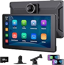 9" Wireless Apple CarPlay & Android Auto Screen for Car, 64GB SD Card - Image 1