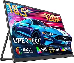 UPERFECT 18.5" 120Hz Portable Monitor, 125% sRGB Laptop Gaming Display - Image 1