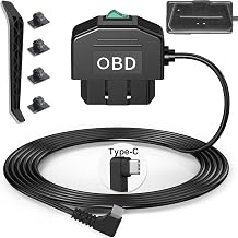 OBD2 Dash Cam Hardwire Kit Parking Mode USB Type C OBD Charger - Image 1