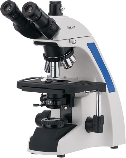AmScope T720Q-R 1000X Plan Infinity Kohler Laboratory Trinocular Compound
