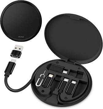 Basesailor Multi USB C Adapter Cable Kit,Portable Travel USB Adapter Set