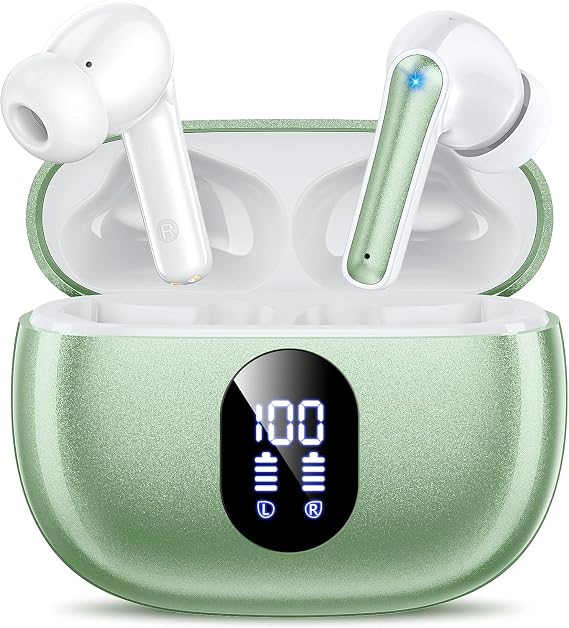 Wireless Earbuds, Hi-Fi Deep Bass Ear Buds, 48H Playtime In-Ear Headphones