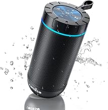 comiso Bluetooth Speaker, IP65 Waterproof, 24H Play, TWS, 360° HD Stereo