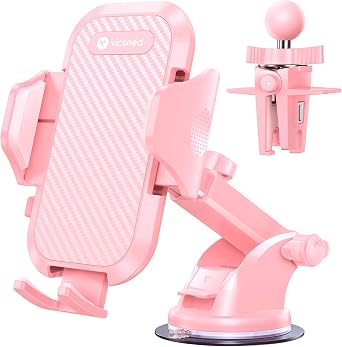 VICSEED Stable Car Phone Holder [Upgraded Strongest Suction, Won't Break]