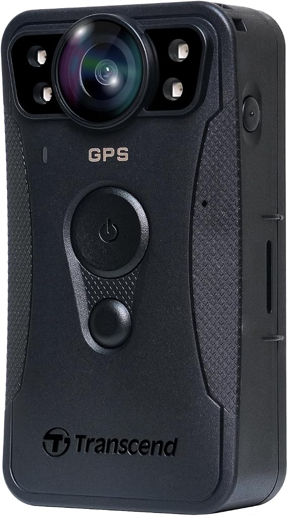 Transcend 128GB DrivePro Body 40 Action Camera, with Night Vision