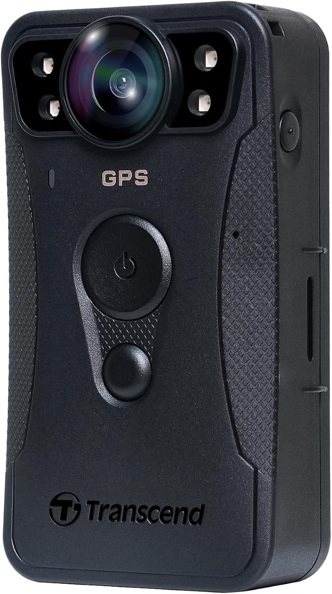 Transcend 128GB DrivePro Body 40 Action Camera, with Night Vision