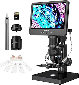 Andonstar AD269S 20X-5000X HDMI Digital Microscope, 5 Lens 2160P UHD Video