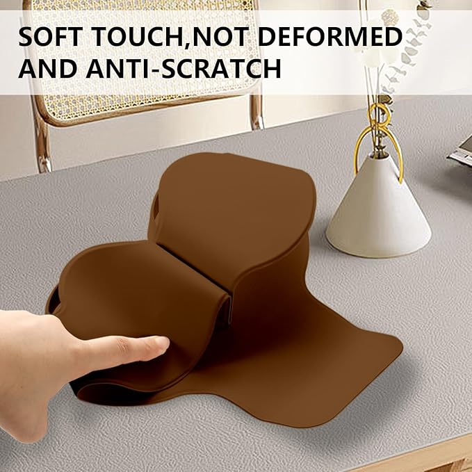 Maxjoy for Apple Airpods Max Smart Case Cover, Soft PU Leather Protective Case Accessories, Brown