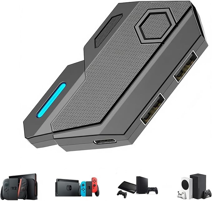 Keyboard Mouse Adapter for Switch, Xbox, PlayStation