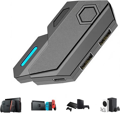 Keyboard Mouse Adapter for Switch, Xbox, PlayStation