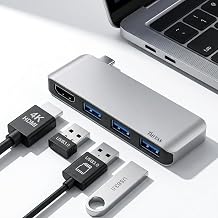 USB C Hub 4K HDMI Multiport Adapter with 3 USB 3.0 Ports for MacBook - Image 1