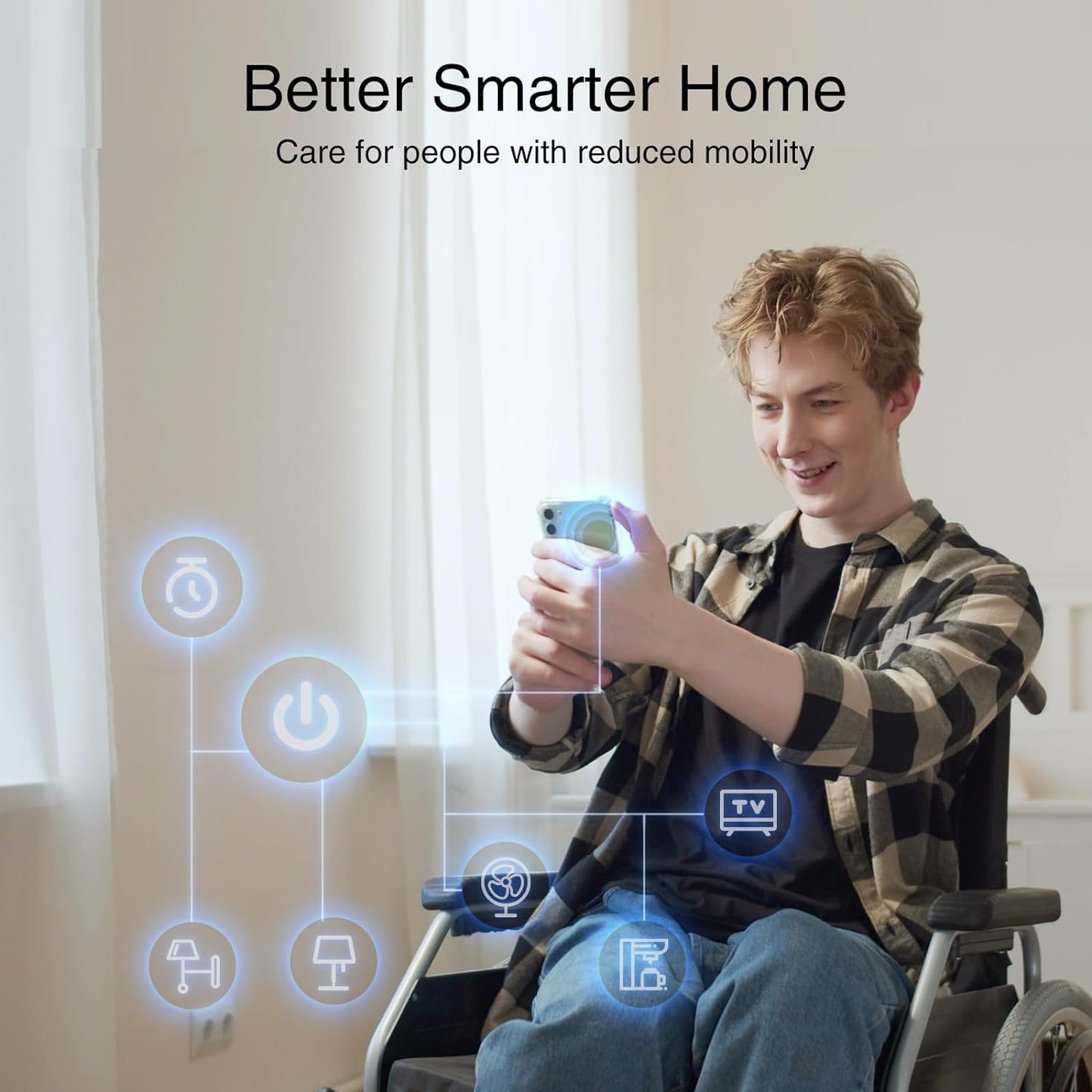 WiFi Smart Plug Works with Alexa and Google Home App Remote Control Timer 2.4GHz No Hub Required