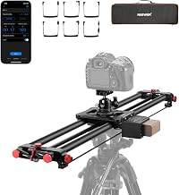 NEEWER 31.5"/80cm Motorized Camera Slider with App Control, ER1