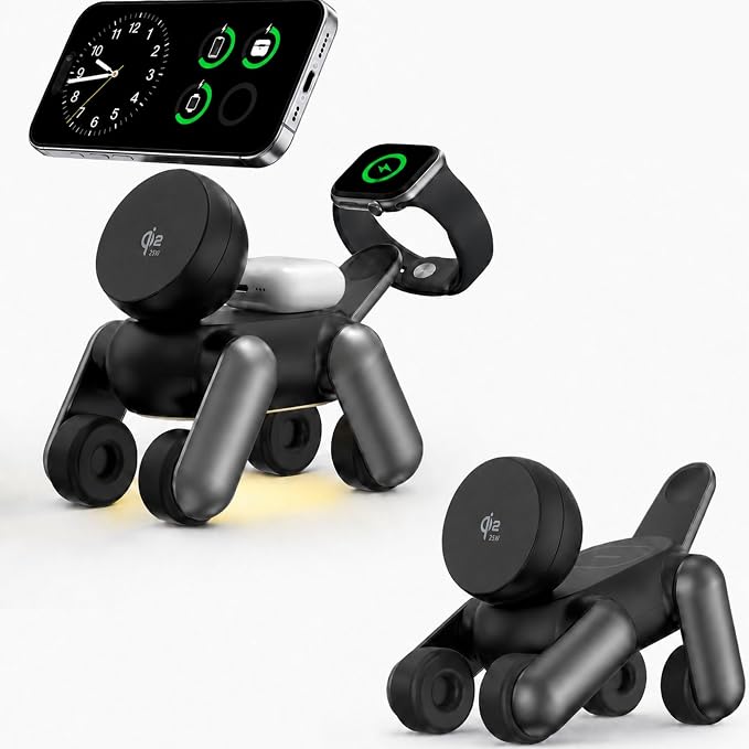 Qi2.2 25W 3in1 Wireless Charging Station for iPhone, Watch,AirPods