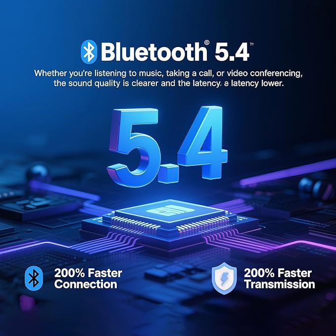 Smart Bluetooth Glasses with AI Translation, 164 Languages Translator, with Speaker,Photochromic Lenses, TR90 Frame, 5H Battery Life, Open-Ear Audio for Men & Women, Driving,Travel&Work