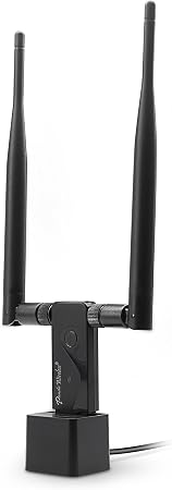 Panda Wireless PAU09 N600 Dual Band (2.4GHz and 5GHz) Wireless N USB Adapter W/Dual 5dBi Antennas - Windows 7/8/10/11, Zorin, Mint, Ubuntu, openSUSE, Fedora, Centos, Kali and Raspbian