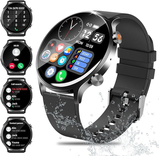 ACEDIS Smart Watch for Men Women,1.39" HD Fitness Watch, IP68 Waterproof Watch with Heart Rate/Blood Oxygen/Sleep Monitor 110+ Sports Modes, Long-Lasting Battery Compatible with Android/iOS