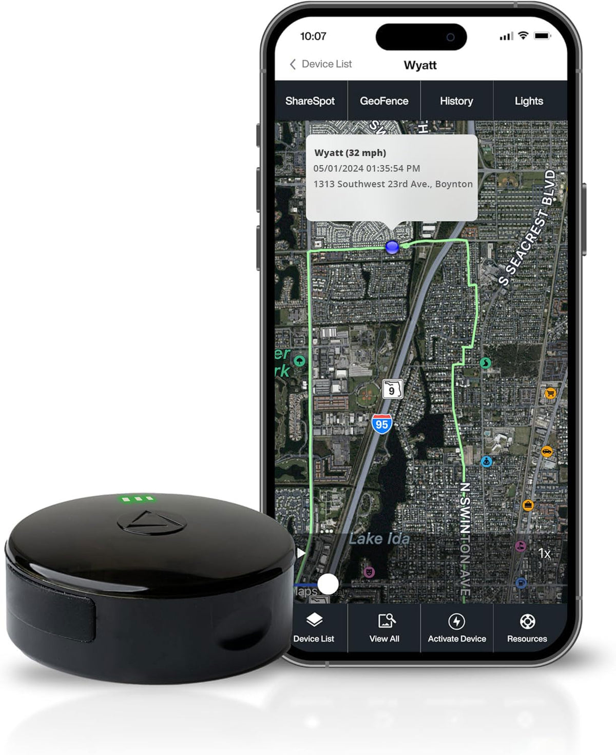 LandAirSea 54 GPS Tracker - Made in the USA from Dom | Charging & Powe - Image 1