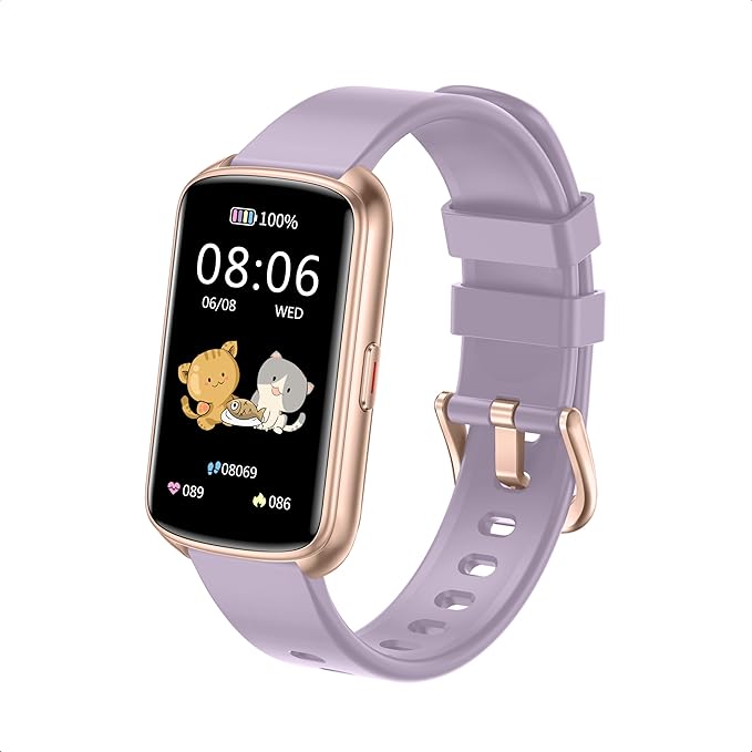 Fitness Tracker with 1.47" Touchscreen, Slim Smart Watch for Men Women, 5ATM Waterproof Activity Tracker with Heart Rate Blood Oxygen Sleep Monitor, Smartband for Android iOS