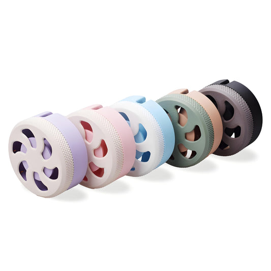 KoMe Portable Cable Organizer Case Retractable Cord Winder Storage 5 Pack