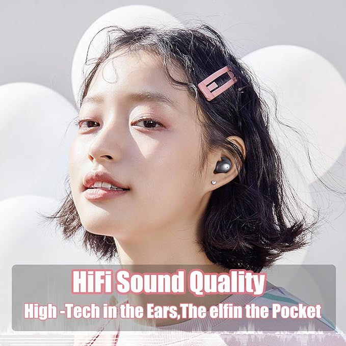 Sleep Headphones Sleep Headphones Wireless Bluetooth Invisible Earbuds Comfortable Noise Cancelling Sleep Earbuds for Side Sleepers Sleep Earbuds for Insomnia Side Sleeper Snoring（White）