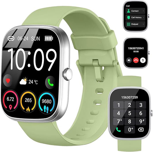 Smart Watch for Men Women(Answer/Make Call), 2026 New1.91"HD Smartwatch with Heart Rate/Sleep Monitor/Pedometer/Calories Fitness Watch 110+ Sport Modes IP68 Waterproof Activity Tracker for Android iOS