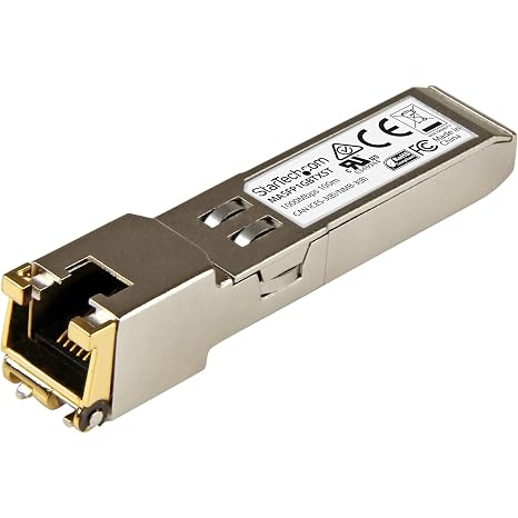 StarTech Meraki MA-SFP-1GB-TX Compatible SFP Module, Push Button, ON-None-ON (MASFP1GBTXST)