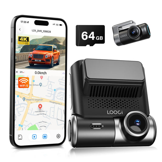 4K Dash Cam Front and Rear,Native 4K HDR STARVIS 2 Sensor Night Vision