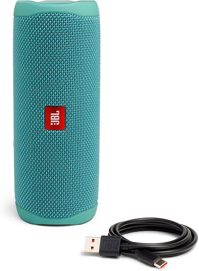 JBL FLIP 5 Waterproof Portable Bluetooth Speaker - Teal (Renewed)