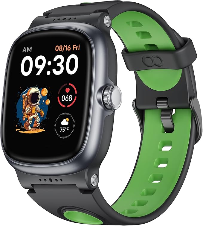 Smart Watch for Kids with Heart Rate Sleep Monitor, Games/Alarm/IP68 Waterproof Smart Watch for Boys Girls, Step Calorie Pedometer Activity Tracker, Kids Fitness Watch Birthday Gifts for Aged 4-16