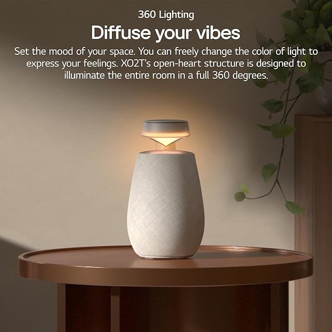 LG XO2TBK XBOOM 360 Wireless Speaker with Omnidirectional Sound
